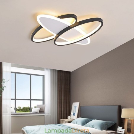 Luminária de teto oval moderna de acrílico embutida Luminária de teto oval moderna de acrílico embutida