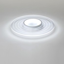 Luminária de teto circular moderna embutida Luminária minimalista