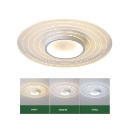 Luminária de teto circular moderna embutida Luminária minimalista