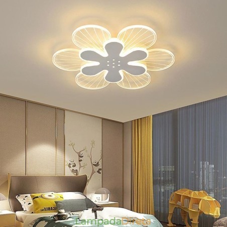 Luminária de teto decorativa moderna com flor bonita e montagem embutida Luminária de teto decorativa moderna com flor bonita e montagem embutida