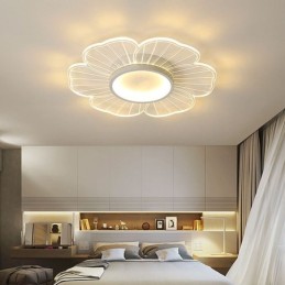 Luminária de teto embutida minimalista Petal Flush Mount Iluminação de decoração criativa