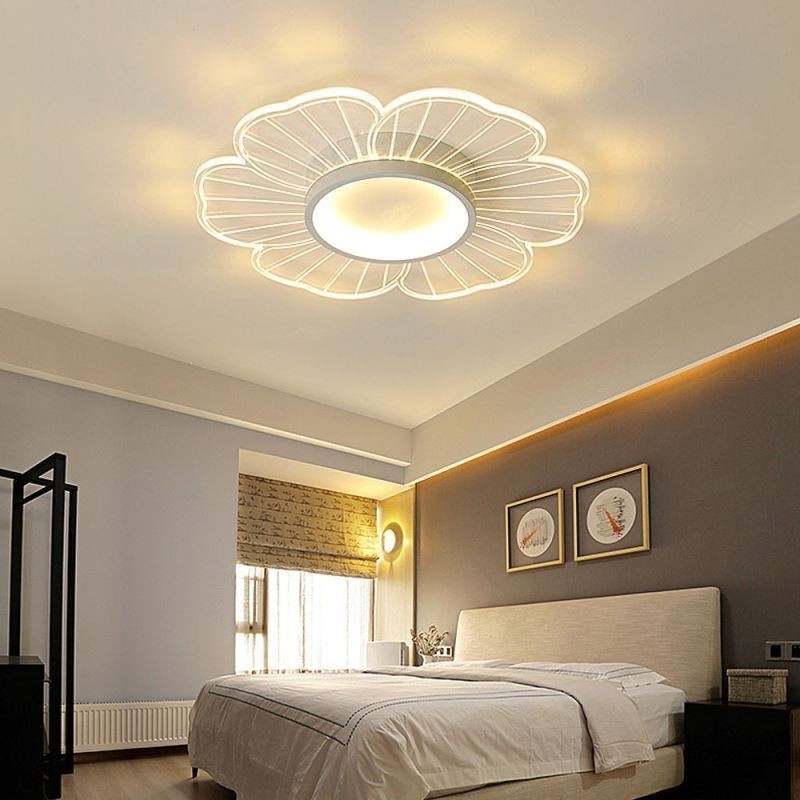 Luminária de teto embutida minimalista Petal Flush Mount Iluminação de decoração criativa