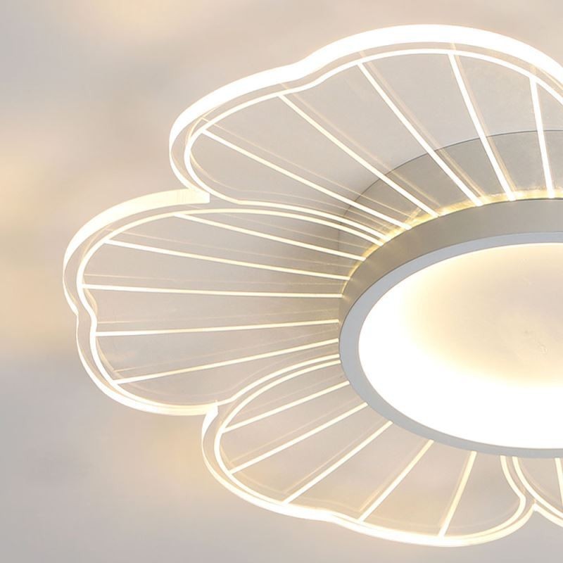 Luminária de teto embutida minimalista Petal Flush Mount Iluminação de decoração criativa