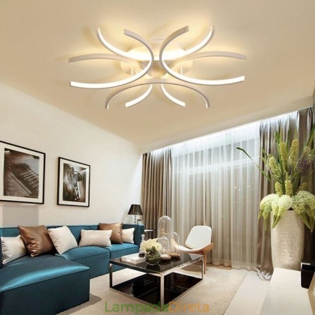 Luminária de teto embutida moderna com decoração de gel de sílica Luminária de teto embutida moderna com decoração de gel de sílica