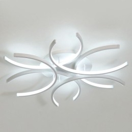 Luminária de teto embutida moderna com decoração de gel de sílica