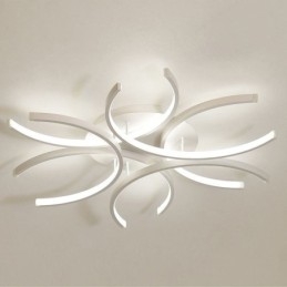 Luminária de teto embutida moderna com decoração de gel de sílica