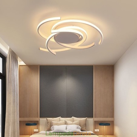 Luminária de teto embutida em acrílico moderna, iluminação criativa para decoração Luminária de teto embutida em acrílico moderna, iluminação criativa para decoração