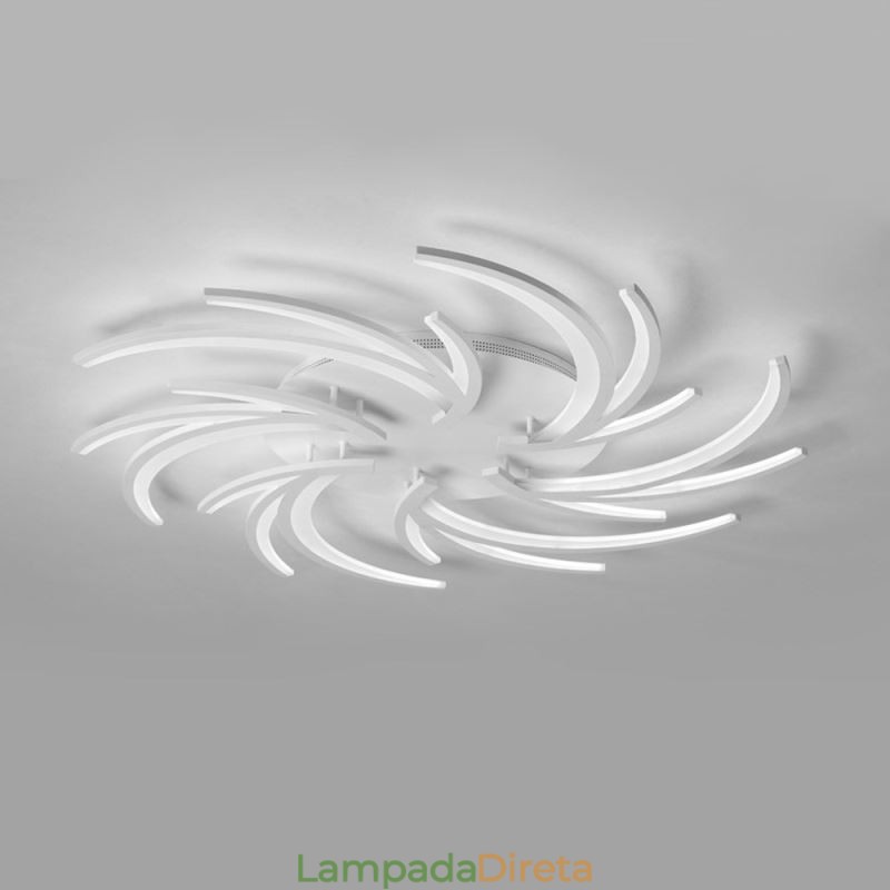 Moinho de vento moderno Flush Mount Ceiling Light Irregular Decoration Lighting