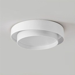 Luminária de teto circular embutida contemporânea