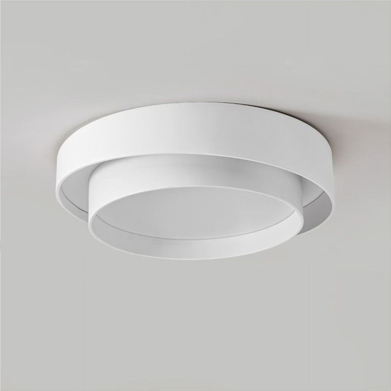 Luminária de teto circular embutida contemporânea