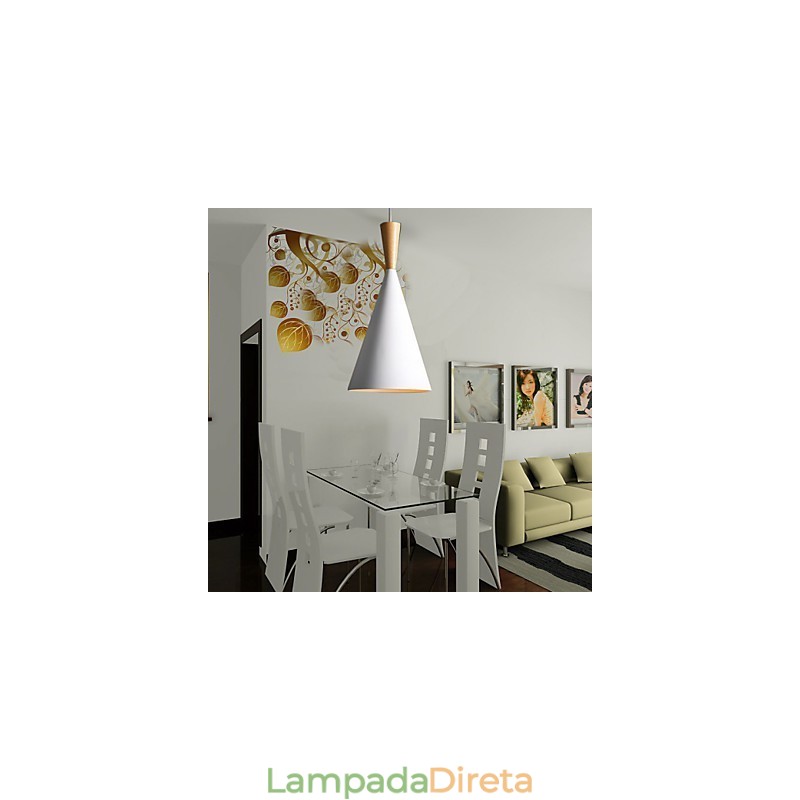 Lustre Mini Estilo Moderno Contemporâneo Metal