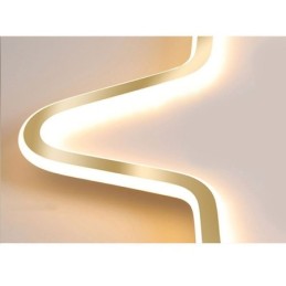 Luminária de teto Creative Star Flush Mount Golden Star