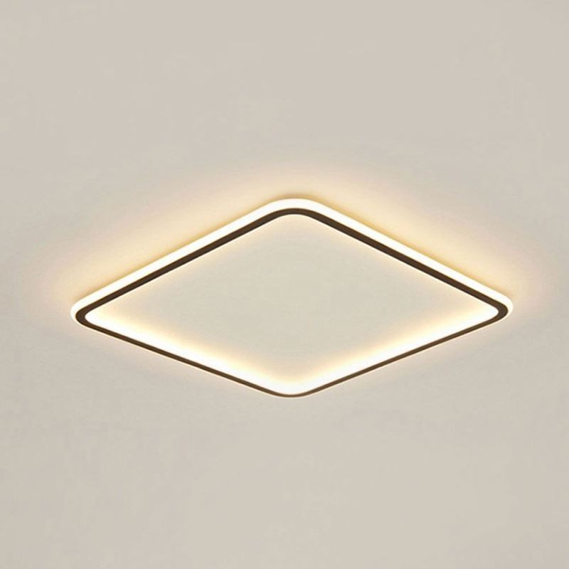 Luminária de teto embutida ultrafina, moderna e minimalista, embutida