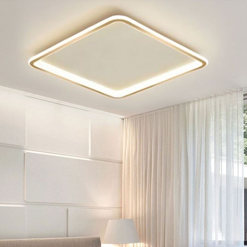 Luminária de teto embutida ultrafina, moderna e minimalista, embutida
