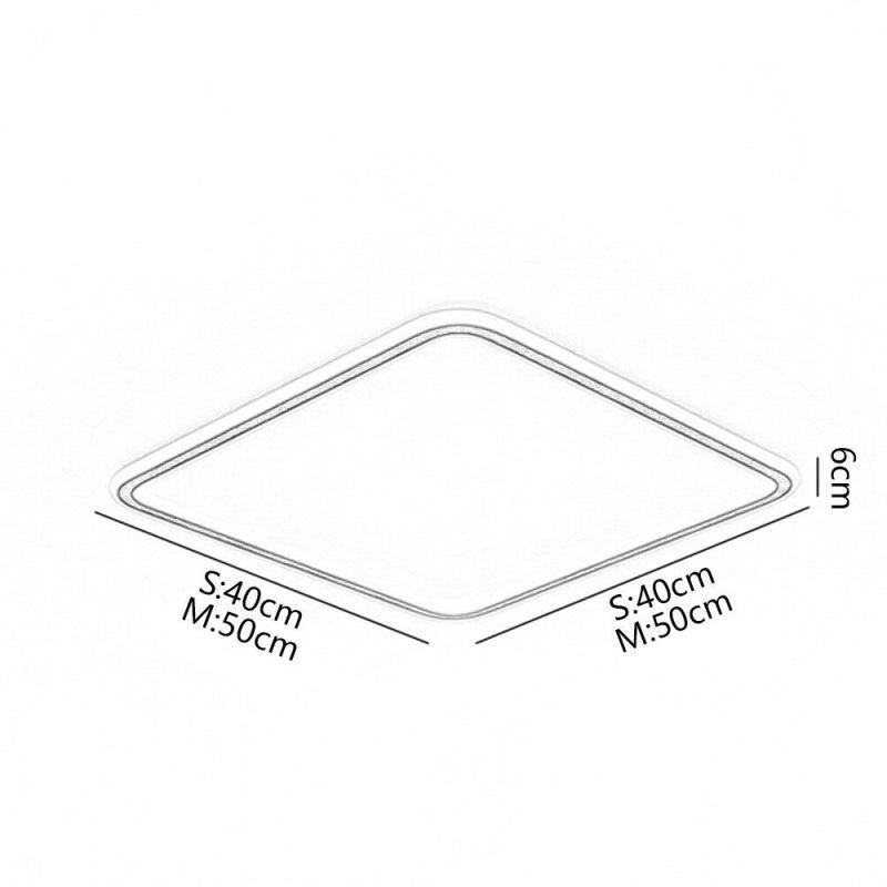 Luminária de teto embutida ultrafina, moderna e minimalista, embutida