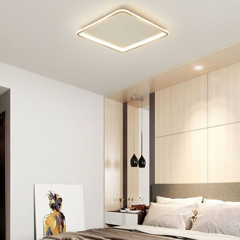 Luminária de teto embutida ultrafina, moderna e minimalista, embutida