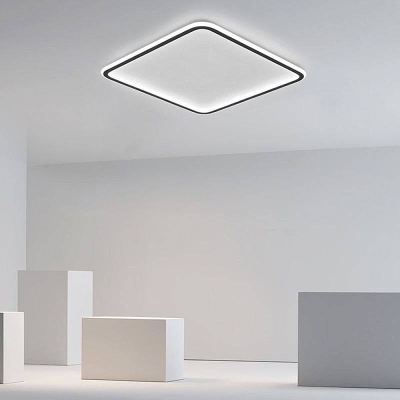Luminária de teto embutida ultrafina, moderna e minimalista, embutida