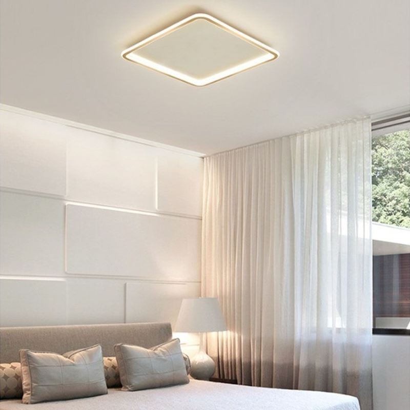Luminária de teto embutida ultrafina, moderna e minimalista, embutida