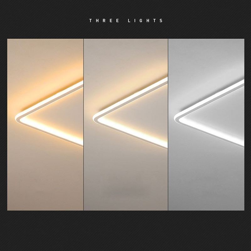 Luminária de teto embutida ultrafina, moderna e minimalista, embutida