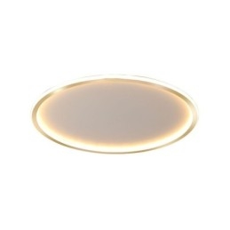 Luminária de teto circular minimalista embutida