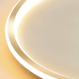 Luminária de teto circular minimalista embutida