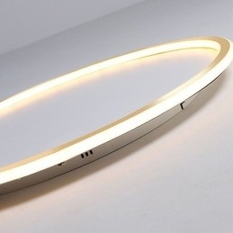 Luminária de teto circular minimalista embutida