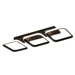 Luminária de teto moderna minimalista com moldura quadrada de acrílico embutida