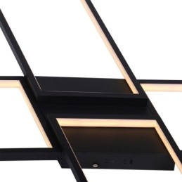 Luminária de teto acrílica minimalista embutida em formato de X