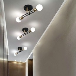Simples Magic Beans Flush Mount Cruzado Luz de Teto
