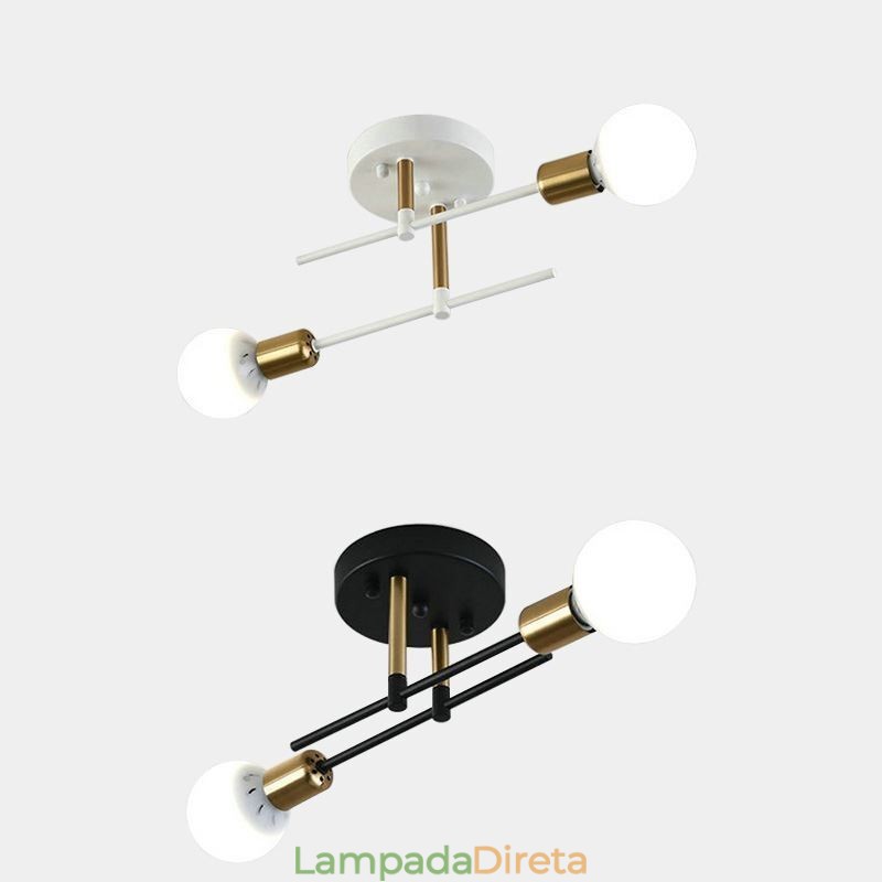 Simples Magic Beans Flush Mount Cruzado Luz de Teto