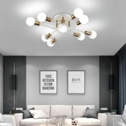 Simples Magic Beans Flush Mount Cruzado Luz de Teto