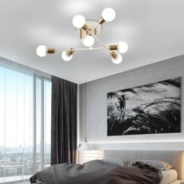 Simples Magic Beans Flush Mount Cruzado Luz de Teto
