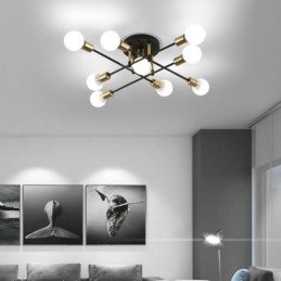 Simples Magic Beans Flush Mount Cruzado Luz de Teto