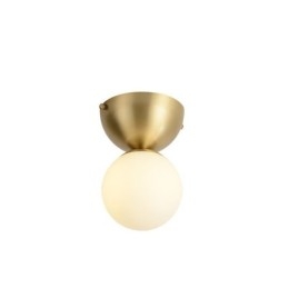 Mini luminária de teto embutida de latão nórdico para iluminação de foyer