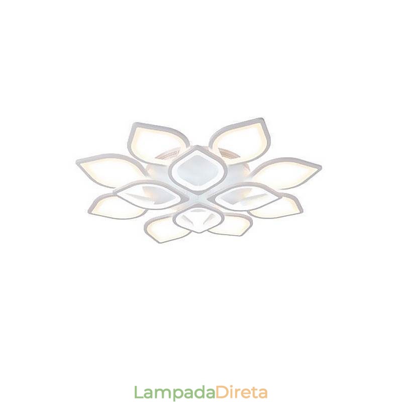 Luminária de teto em acrílico moderna e simples com pétala embutida