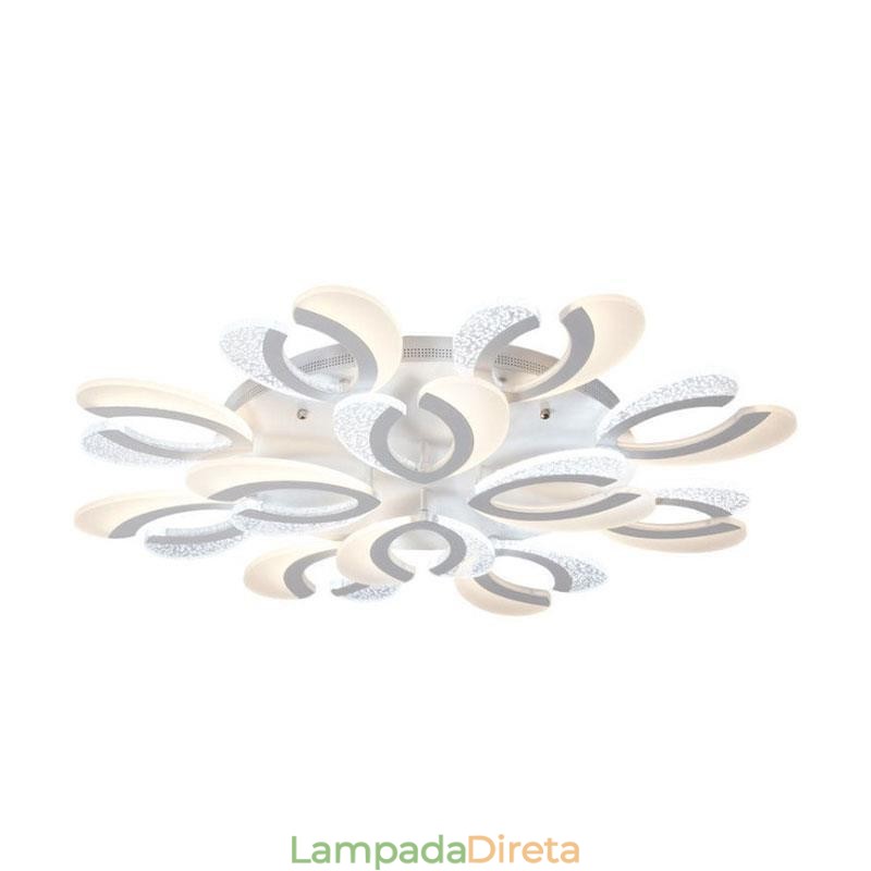 Luminária de teto em acrílico em formato de coração, moderna e simples, embutida