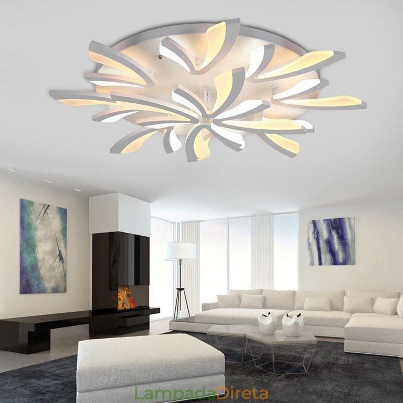 Luminária de teto simples embutida moderna Dandelion