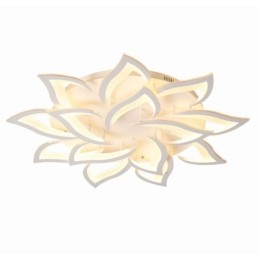 Luminária de teto em acrílico em formato de girassol, simples e moderna