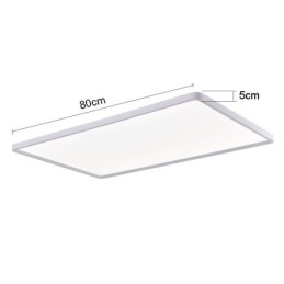 Painel nórdico de luz embutida super fina lâmpada de teto branca