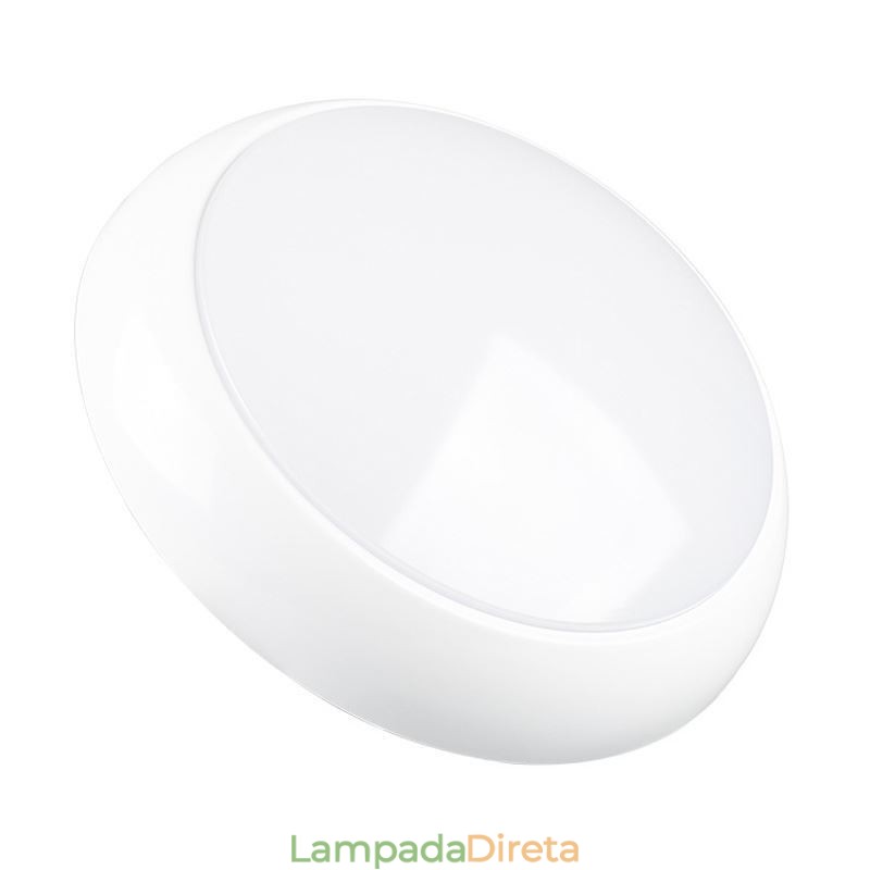 Luminária de teto redonda criativa embutida para iluminação doméstica