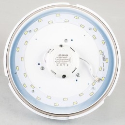 Luminária de teto redonda criativa embutida para iluminação doméstica