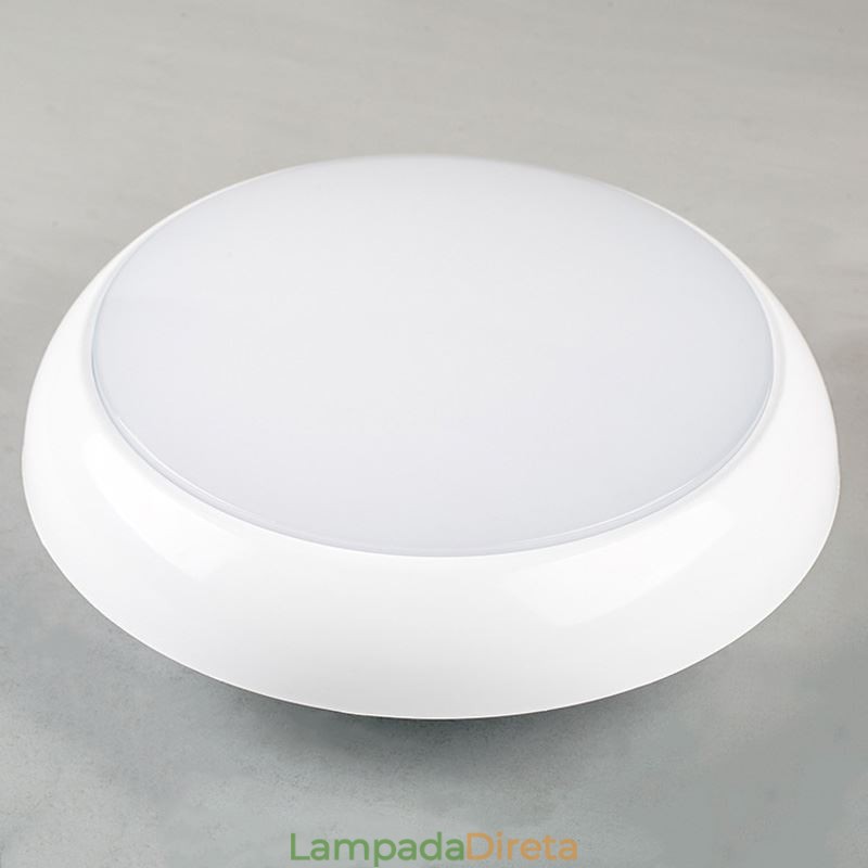 Luminária de teto redonda criativa embutida para iluminação doméstica