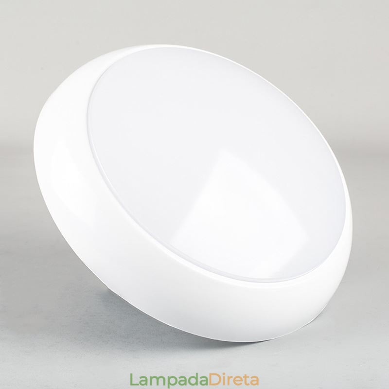 Luminária de teto redonda criativa embutida para iluminação doméstica