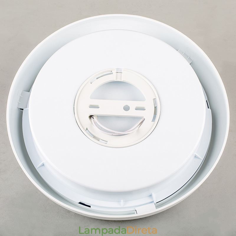 Luminária de teto redonda criativa embutida para iluminação doméstica