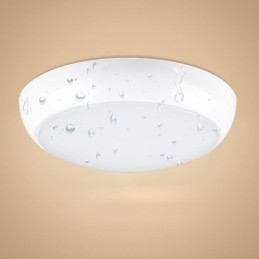 Luminária de teto redonda criativa embutida para iluminação doméstica