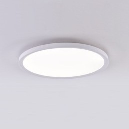 Luminária de teto superfina de montagem embutida redonda nórdica, lâmpada redonda de alumínio, iluminação