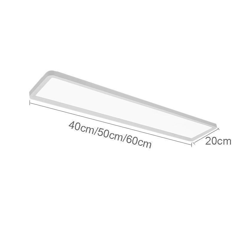 Painel Flush Mount Nordic Super Thin Retângulo Luz de Teto Iluminação Doméstica Luz