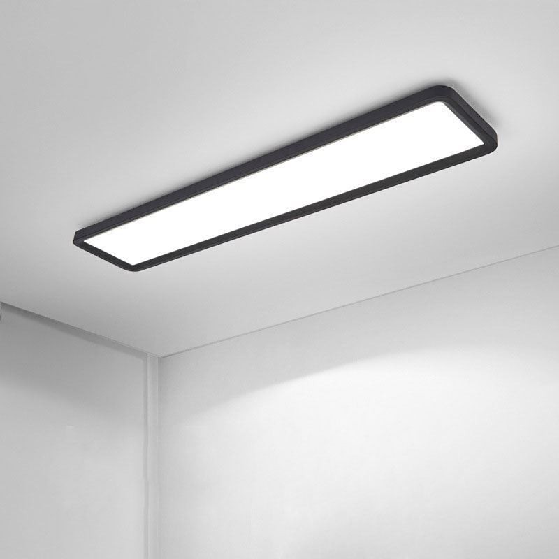 Painel Flush Mount Nordic Super Thin Retângulo Luz de Teto Iluminação Doméstica Luz