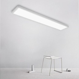 Painel Flush Mount Nordic Super Thin Retângulo Luz de Teto Iluminação Doméstica Luz