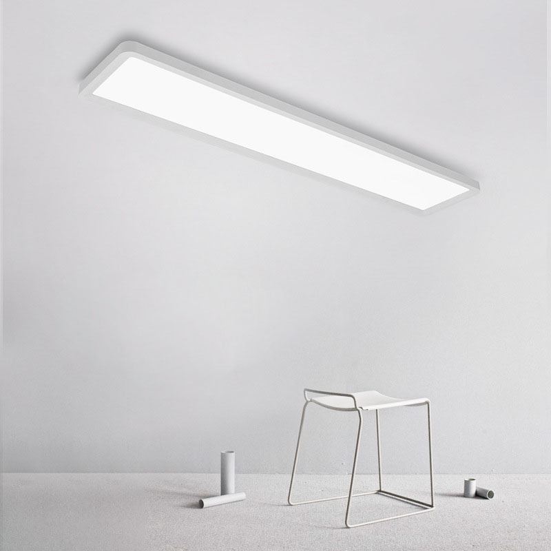 Painel Flush Mount Nordic Super Thin Retângulo Luz de Teto Iluminação Doméstica Luz